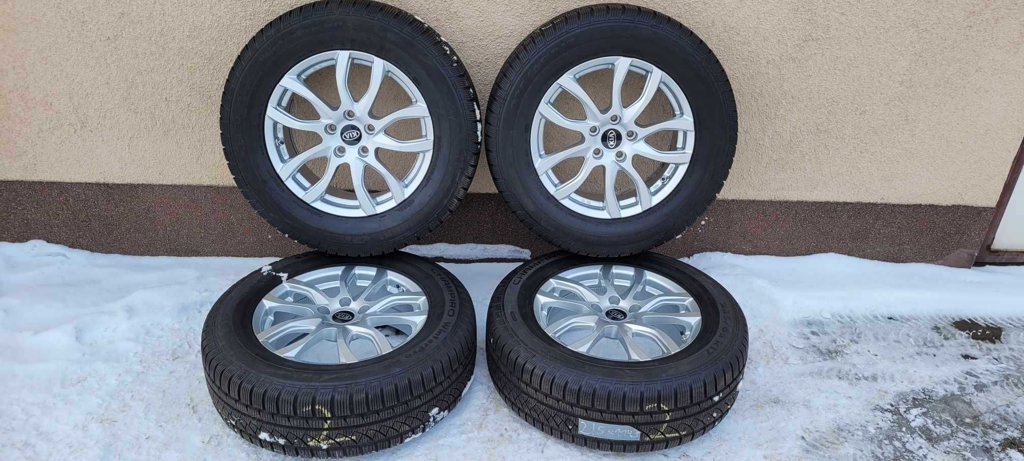 Alufelgi KIA 5X114,3 z oponami 235/65 R17 zima czujniki