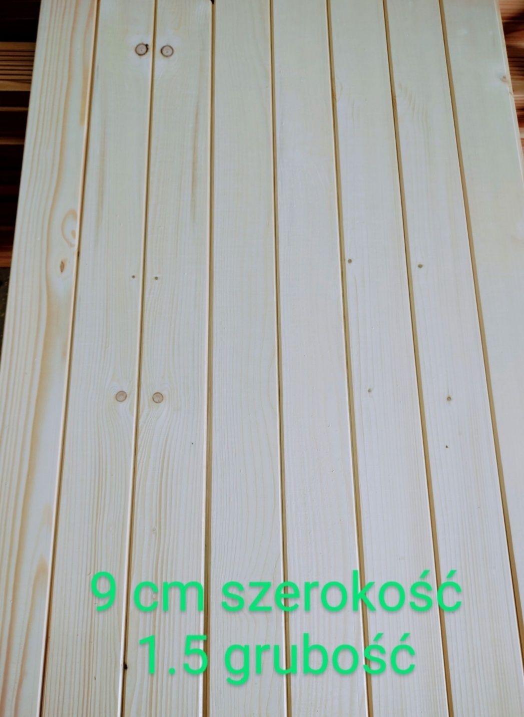 Podbitka deska elewacyjna szalówka 13 cm x 1.5 1 gatunek 1 cm pióro !!