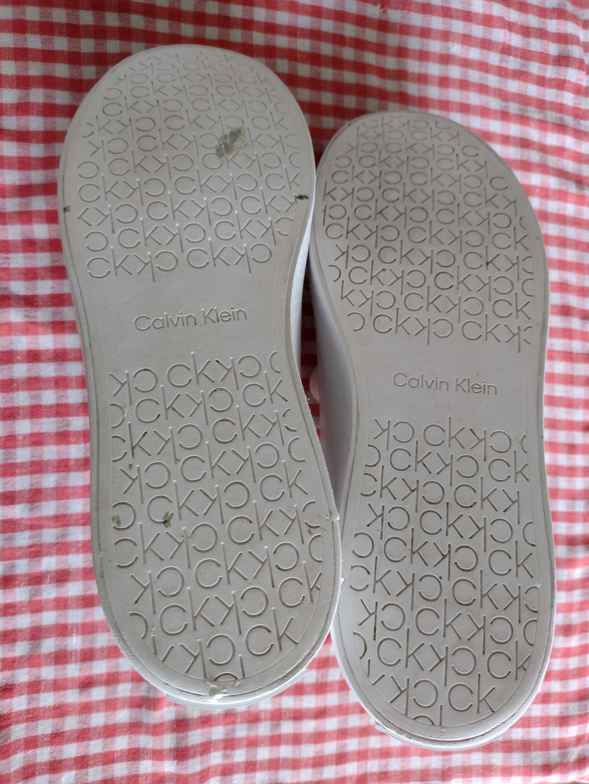 Calvin Klein sneakersy roz.. 38 białe