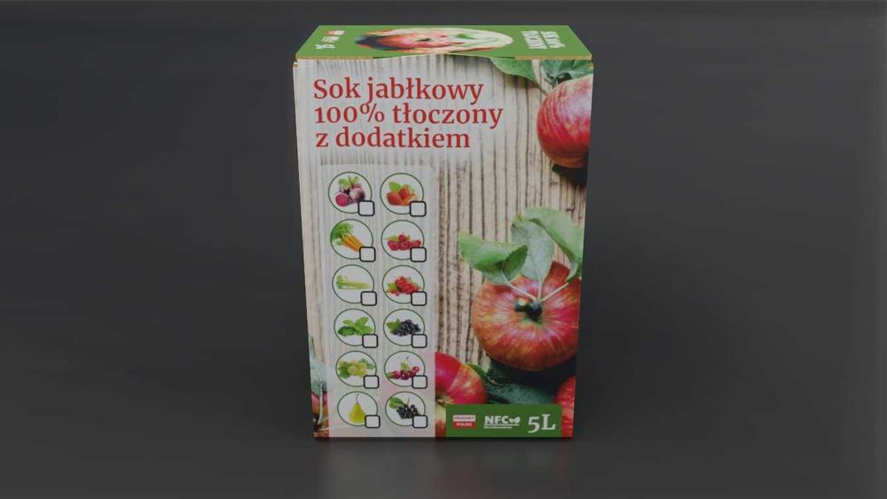 Kartony bag in box na sok 3l i 5l