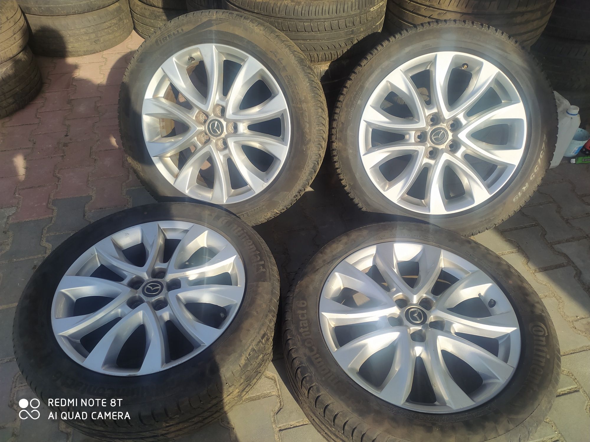 Alufelgi MAZDA CX-5 19"  5x114.3 opony kpl ładne