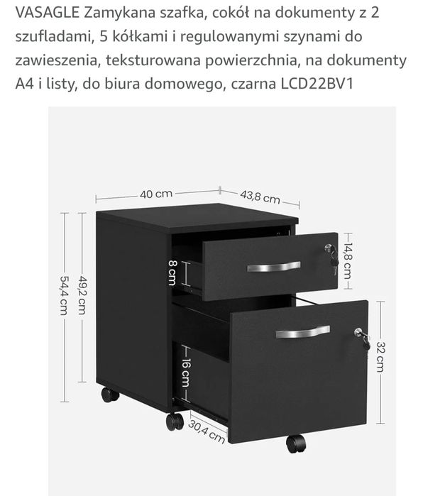 Szafka na dokumenty visagle