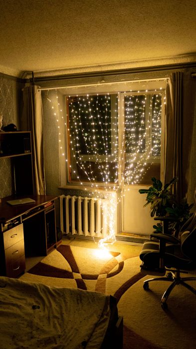 Гірлянда штора Роса дуже густа 480ламп