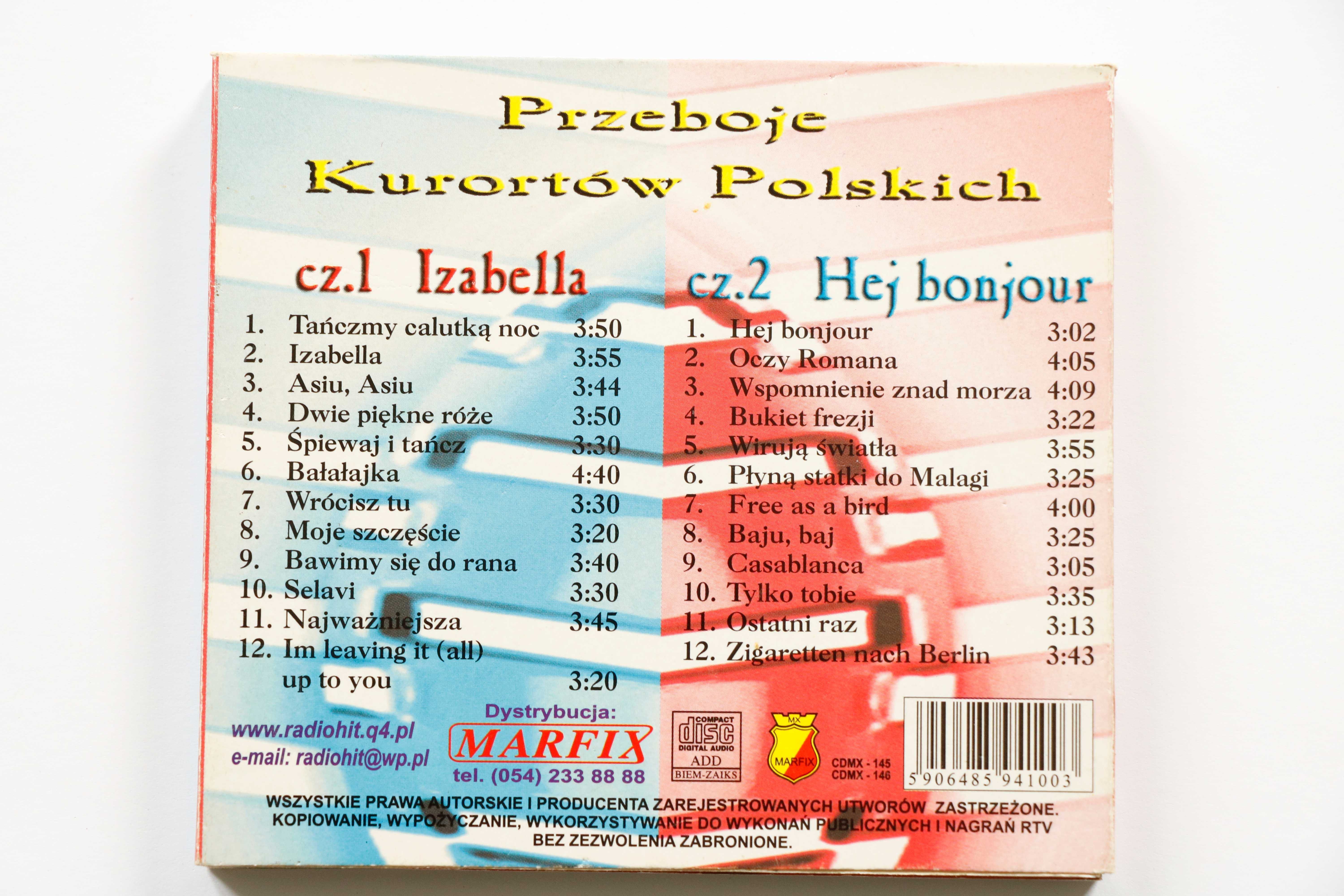Przeboje Kurortów Polskich - Jedyna taka kolekcja!!! - 2 Cd