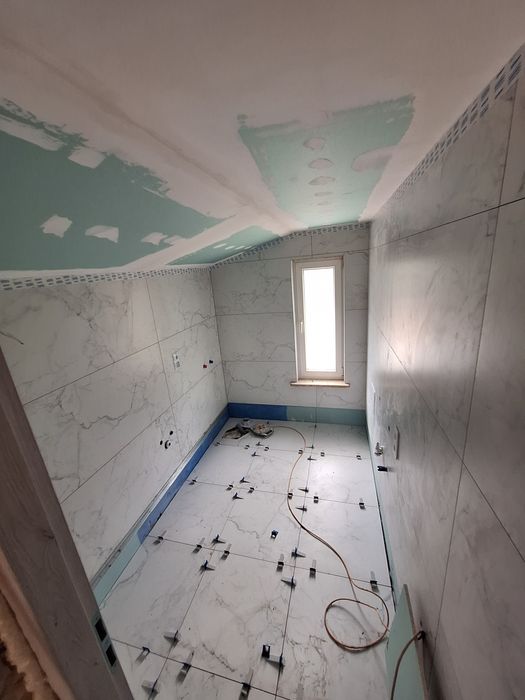 Łazienki  tynki cementowo-wap gładzie malowanie murowanie  ogrodzenia