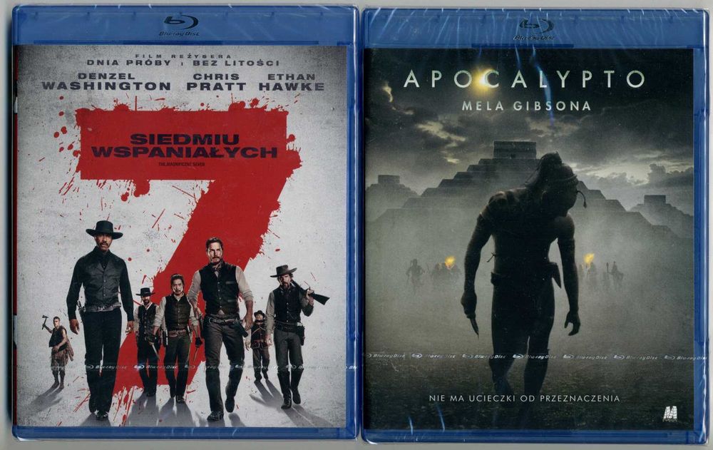 blu-ray Апокалипсис  Великолепная семерка 
терминаторы...