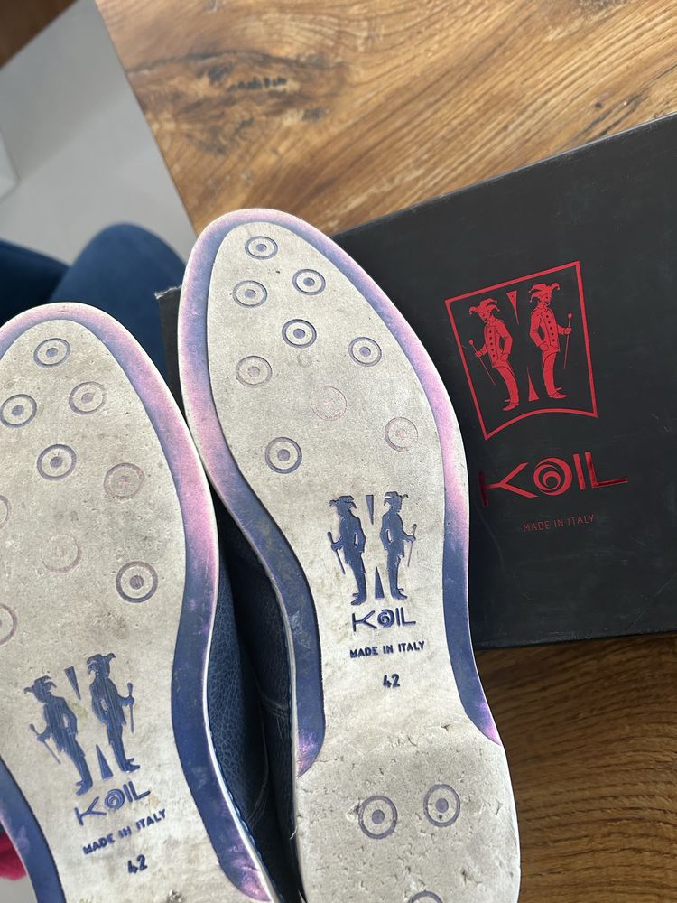 Buty męskie sznurowane Koil niebieskie oryginalne