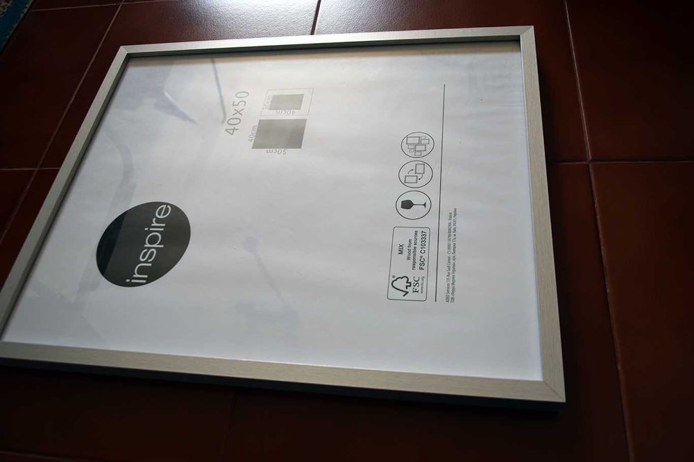 Moldura Prata 50x40