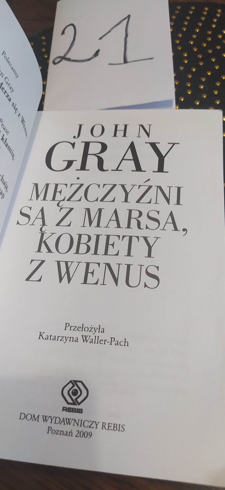 John Gray Mężczyźni Są Z Marsa, Kobiety Z Wenus