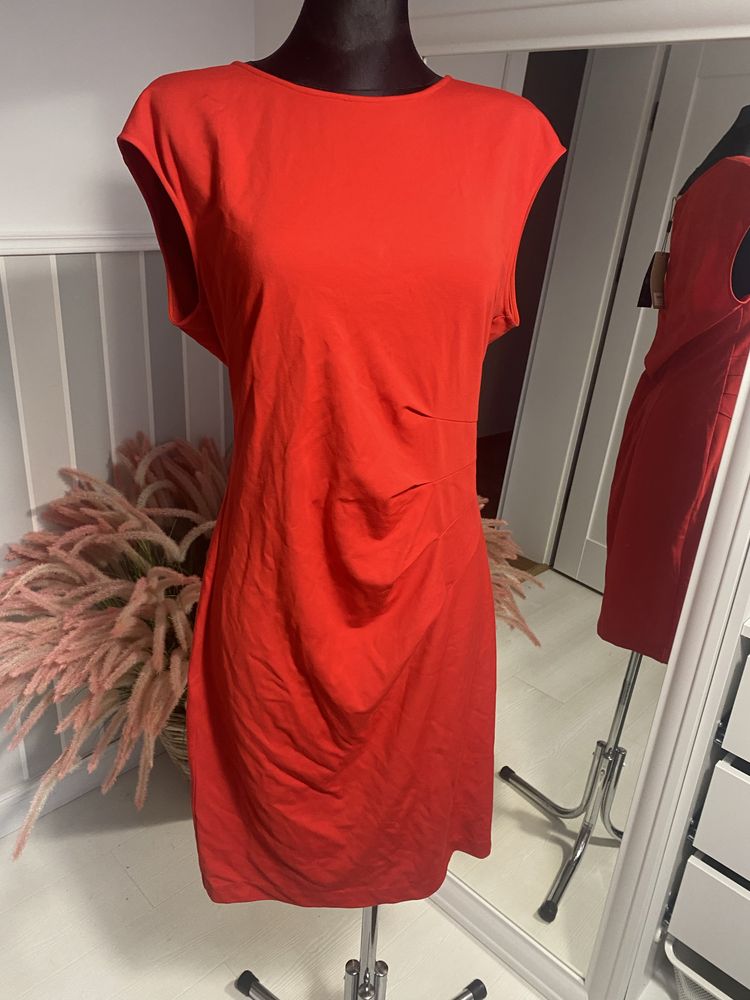 Czerwona walentynkowa sukienka PBO L nowa z metką
