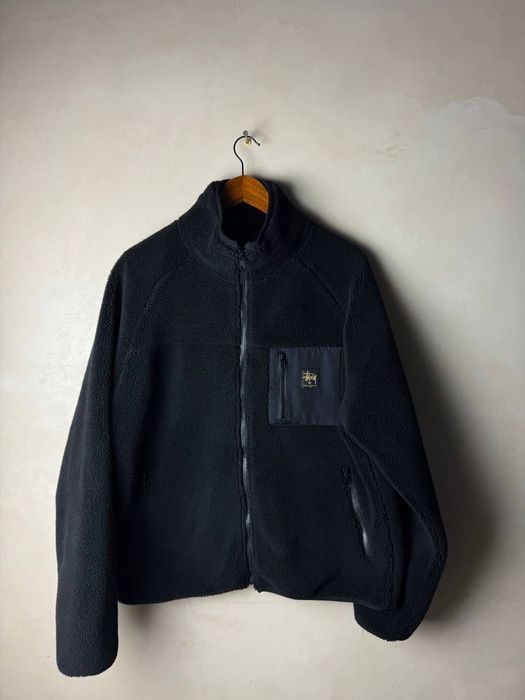 Оригінальна вінтажна teddy sherpa stussy, розмір l