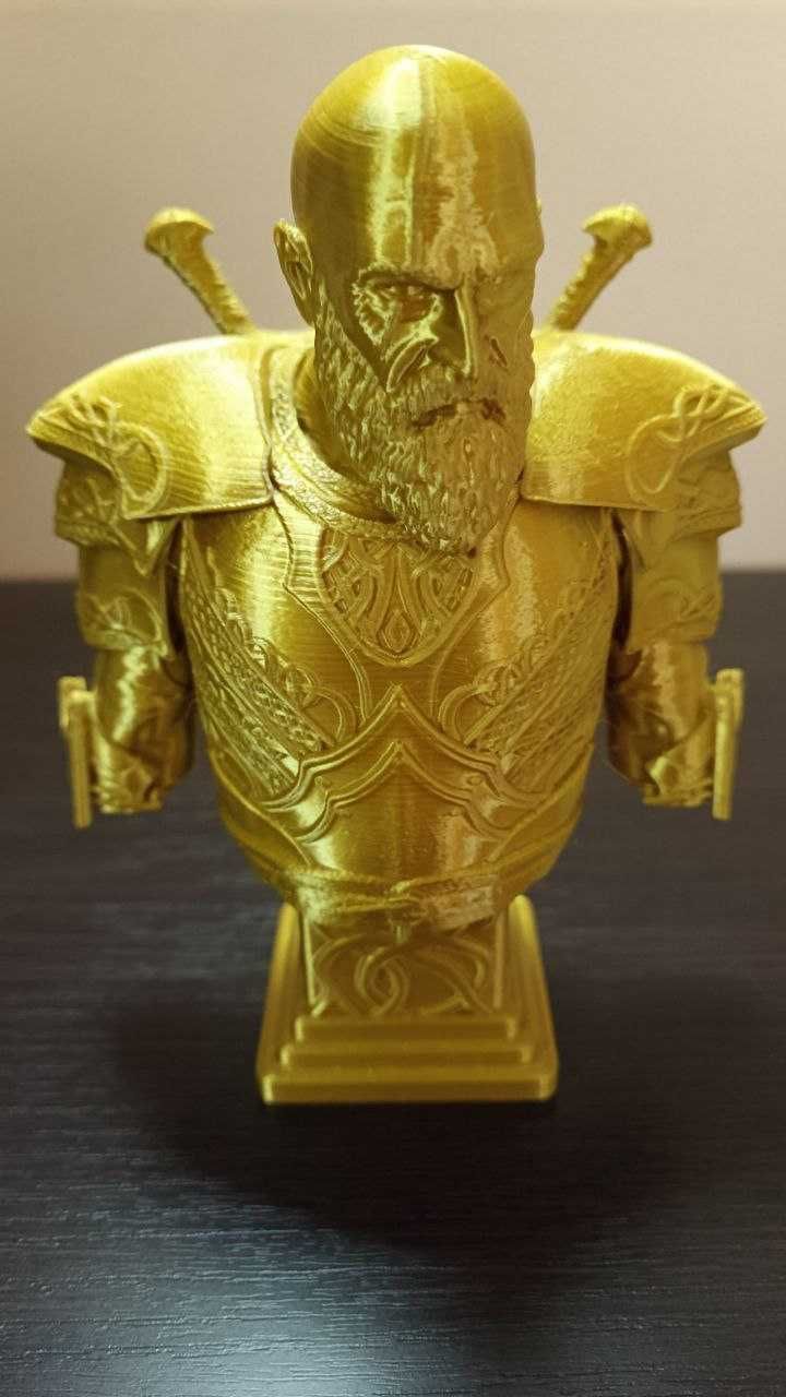 Figurka 3D popiersie KRATOS z GOD OF WAR !!!