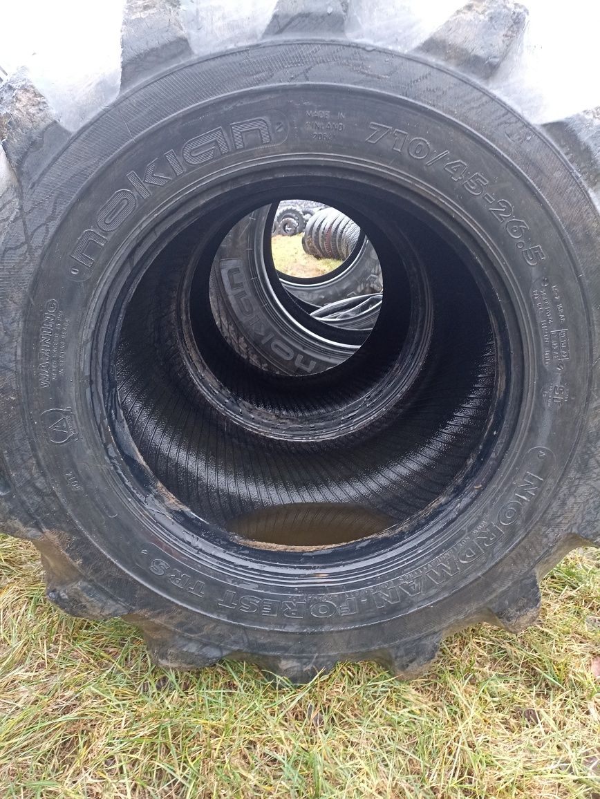 4szt. 710/45 R - 26.5 nokian 20PR LS-2 Forest opony leśne opona leśna