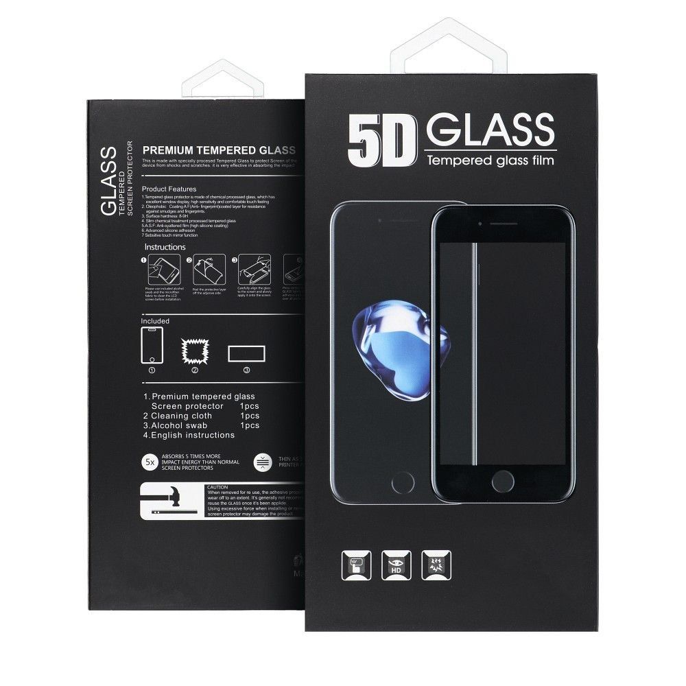 5D Full Glue Tempered Glass - do Samsung Galaxy A03 / A04 / A04e czar