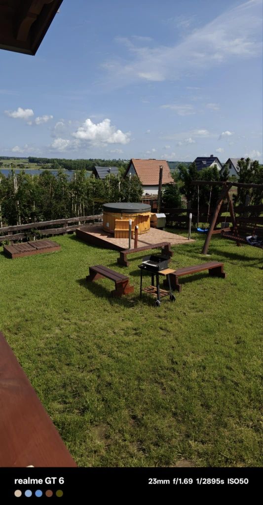 Domek letniskowy wawrowice jezioro skarlin bania jacuzzi  klimatyzacja