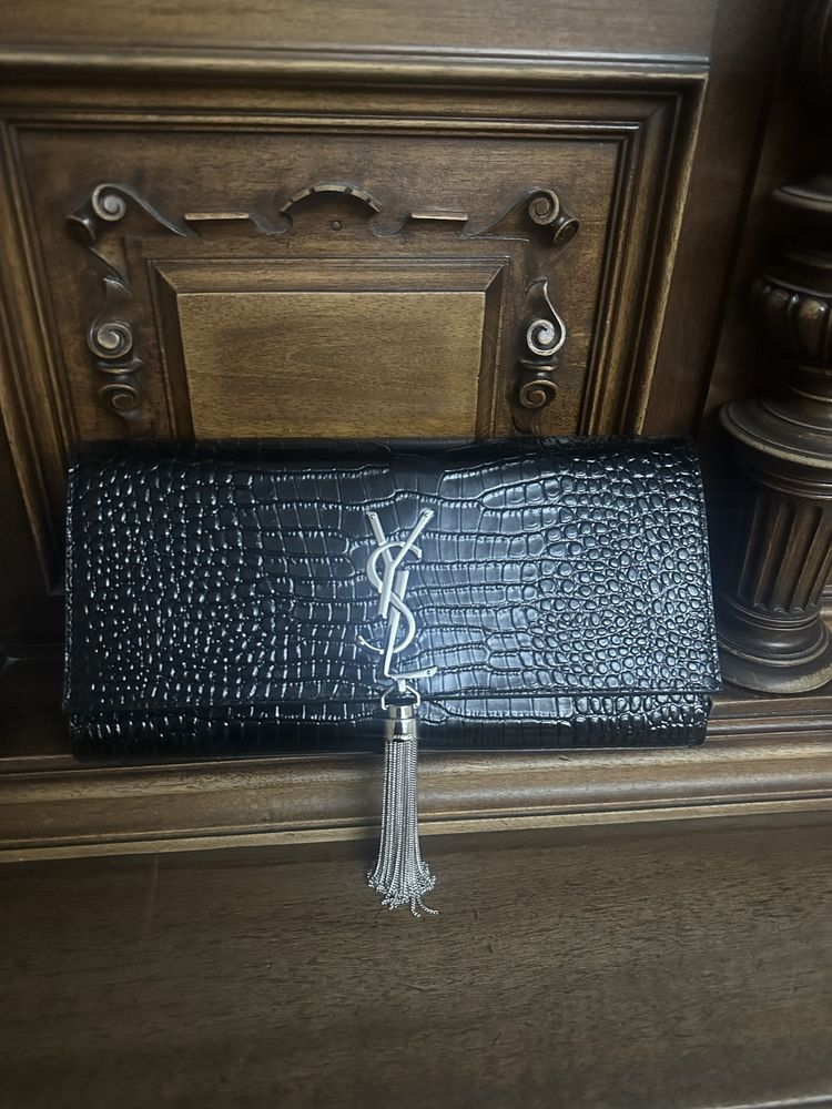 Клатч Ysl croco