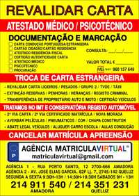 Renovar carta & atestado medico