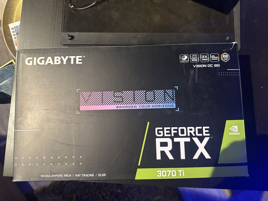 Karta graficzna RTX 3070 Ti OC wersja VISION (biala)