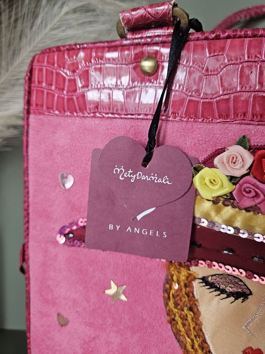 Unikatowa Torebka Metty Darmali Handmade Kuferek Różowa Nowa maxi