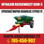 Rozsiewacz rcw 3 wynajem wapno piaskarka siewnik