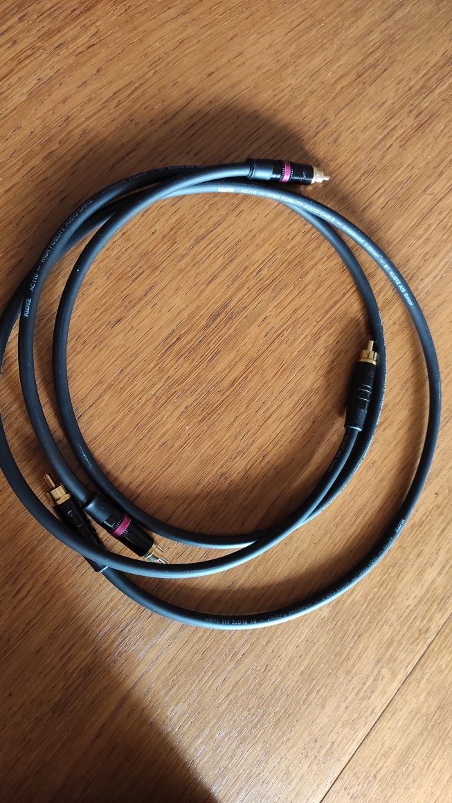 Cabos audio Rca Klotz + Neutrik