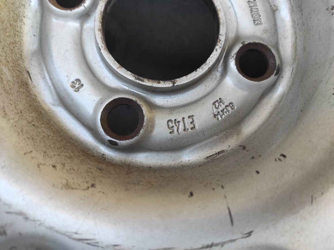 Felga stalowa 6x14 cali 4x100 ET45 Volkswagen #4451