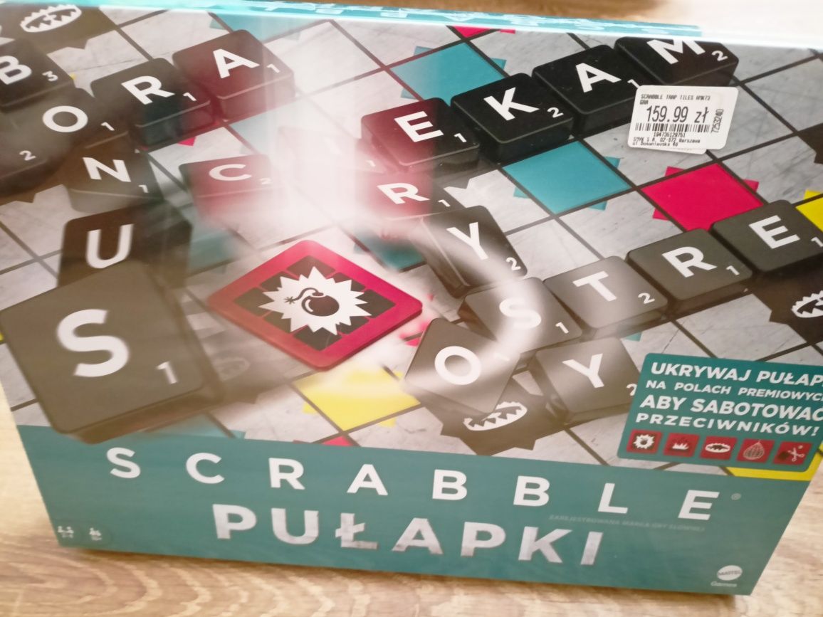 Gra Scrabble pułapki