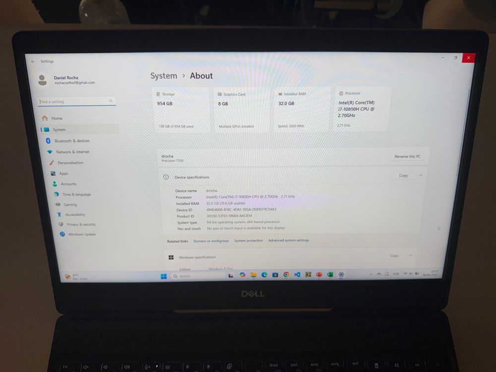 Dell Precision 7750 15.6” FHD  - Workstation de Alta Performance!