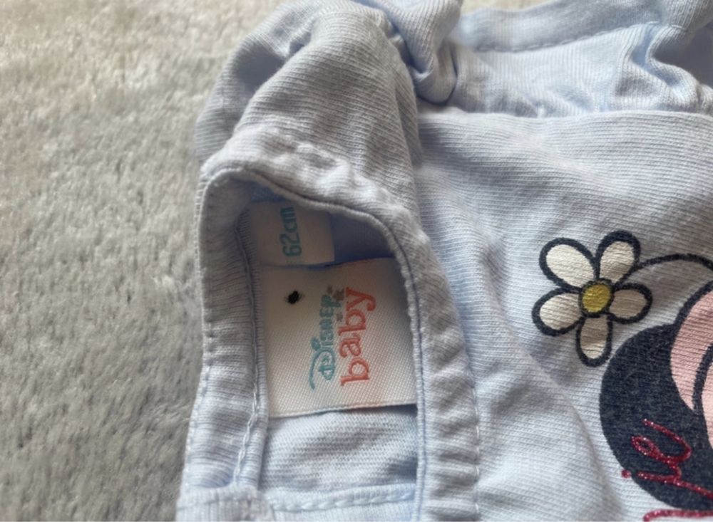 Disney baby, body r. 62, błękitne