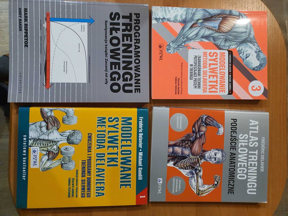 Atlas treningu siłowego metodą Fredric Delaviera i inne