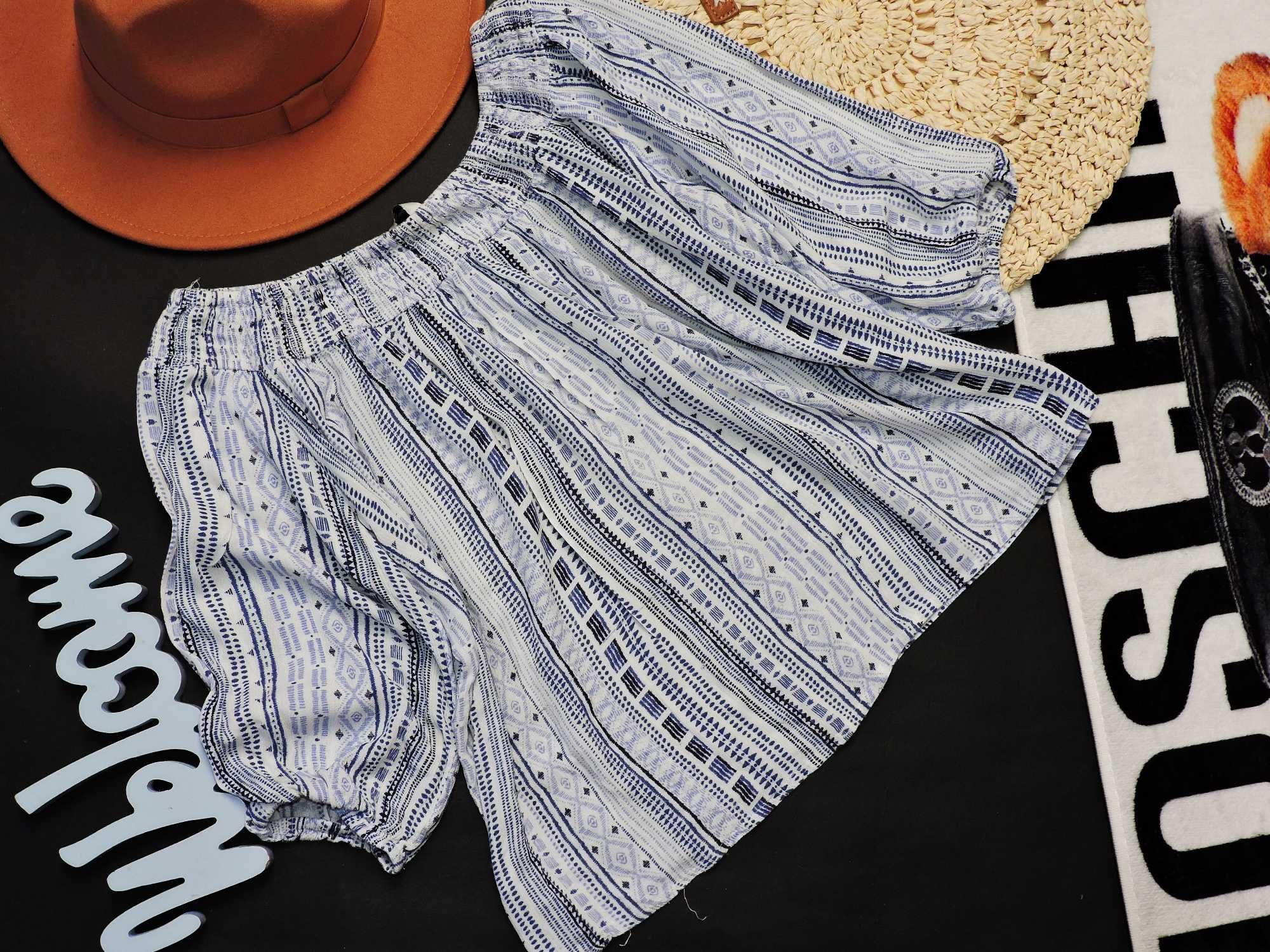 Cubus crop top hiszpanka wzory M