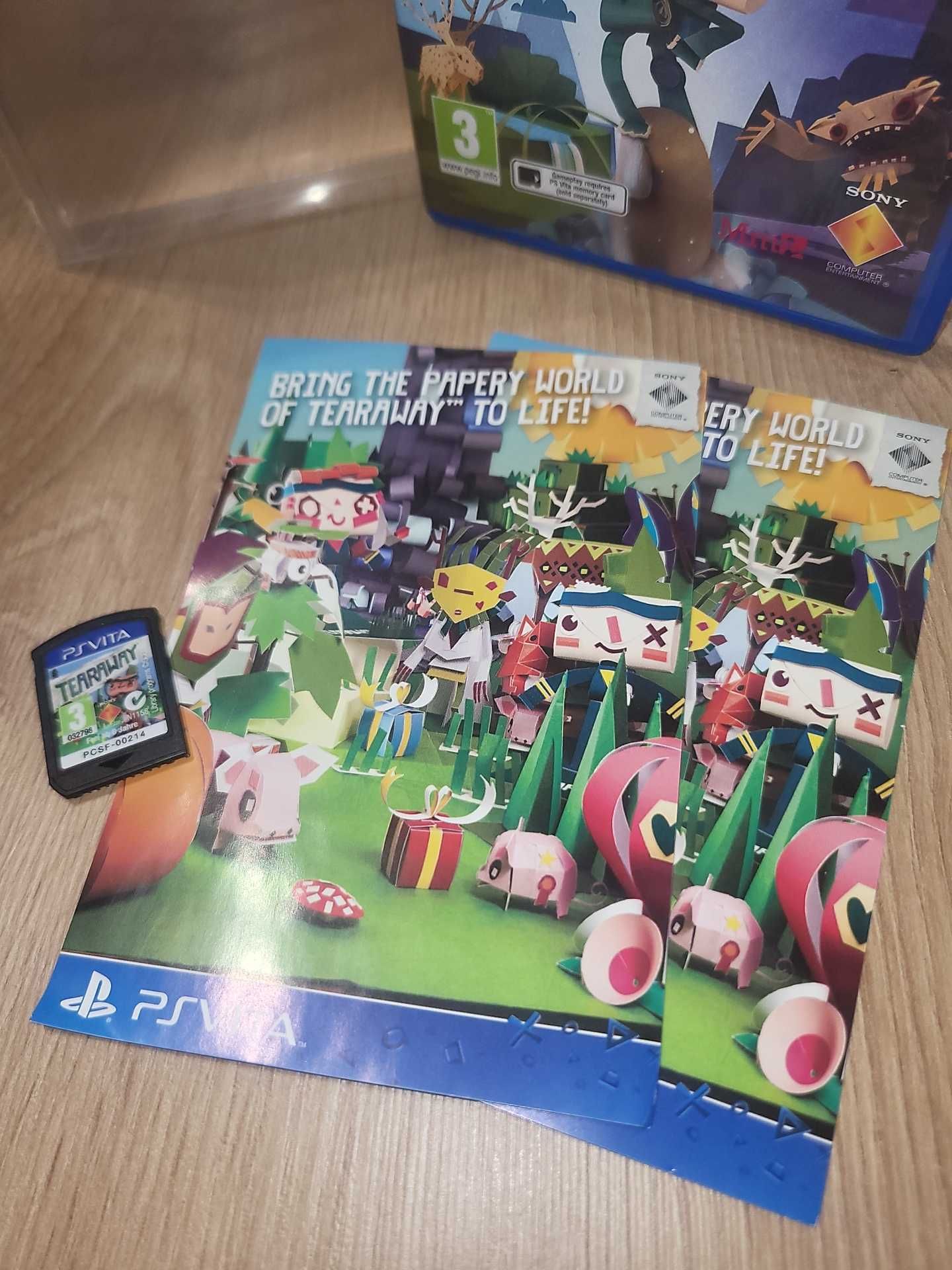 Gra Tearaway - Playstation PS VITA - Komplet +PROTEKTOR