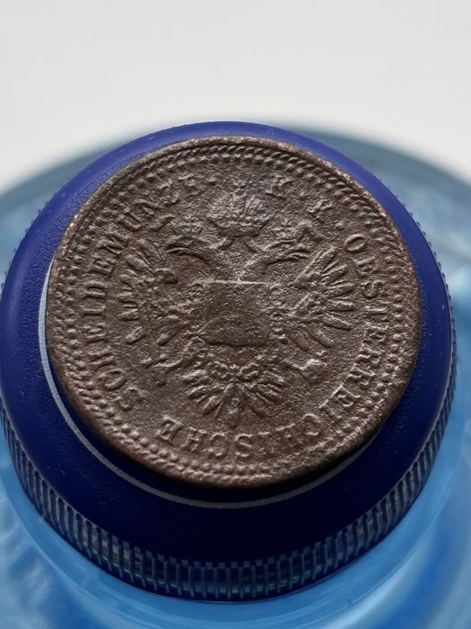 1 чентезімо полтура 6 і 1 крейцер 1851