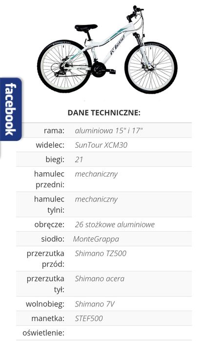 Rower MTB 26" aluminiowa rama- NOWY
