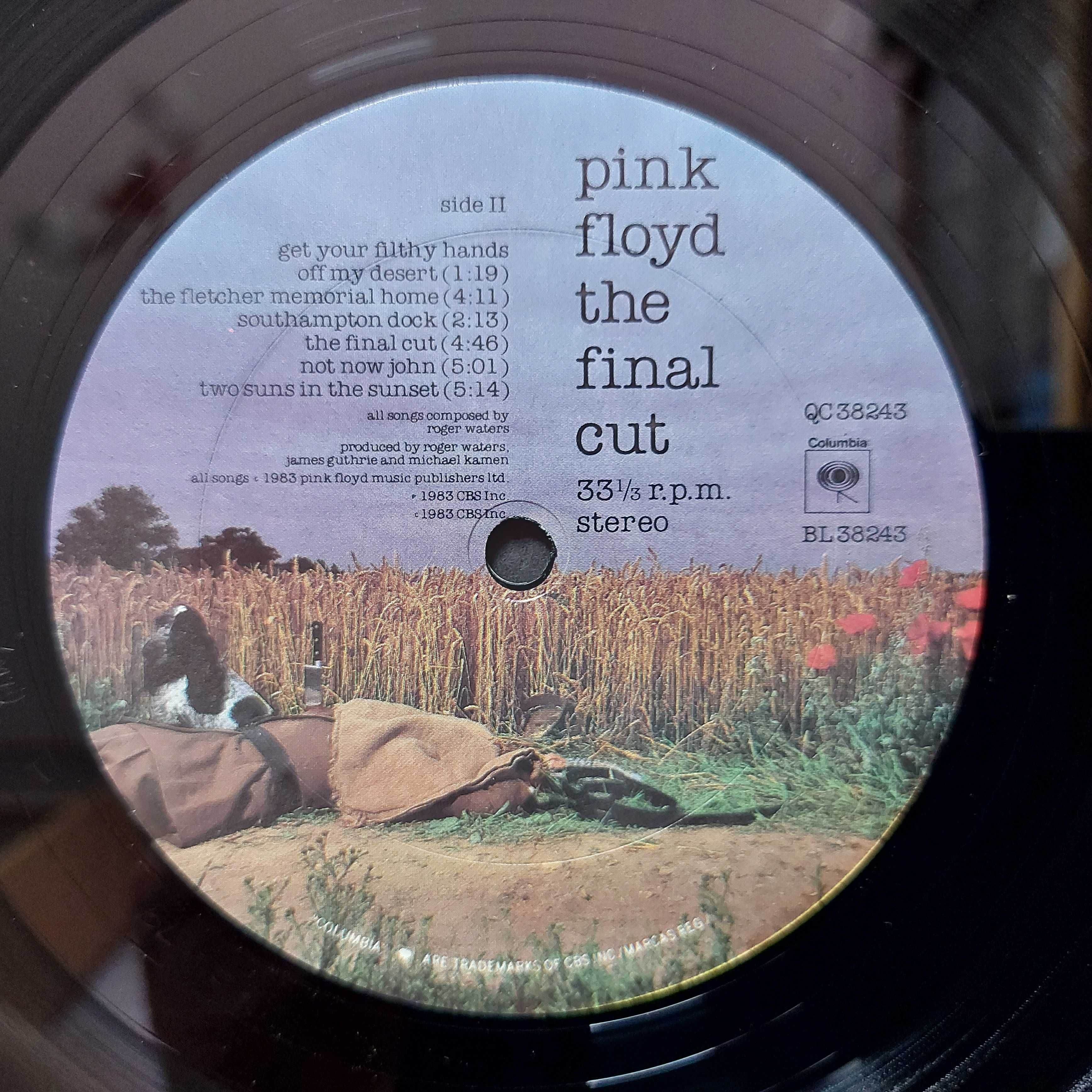 Pink Floyd ‎The Final Cut 1983 US (EX+/VG+) + inne wydania