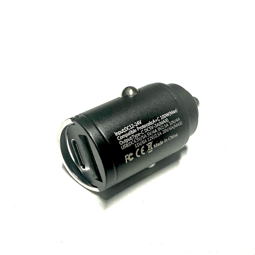 Адаптер для авто, швидка зарядка 36W | USB + Type-C