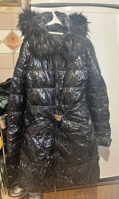 Пуховое пальто ZARA р L