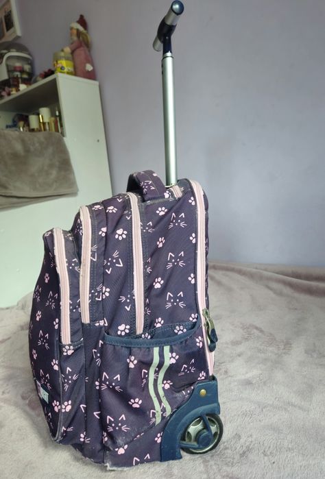 ST.RIGHT Plecak na kółkach szkolny wielokomorowy KOTY