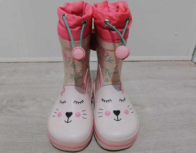 Гумові черевики для дівчинки
