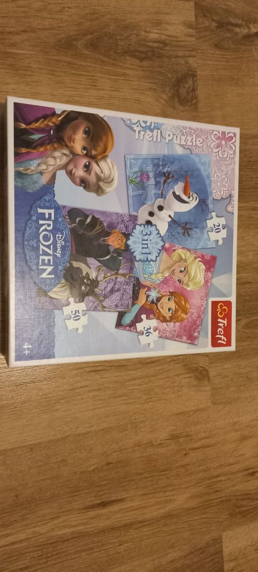 Puzzle Frozen 3 w 1