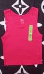Nowy prazkowany malinowy Crop top prazek M-L