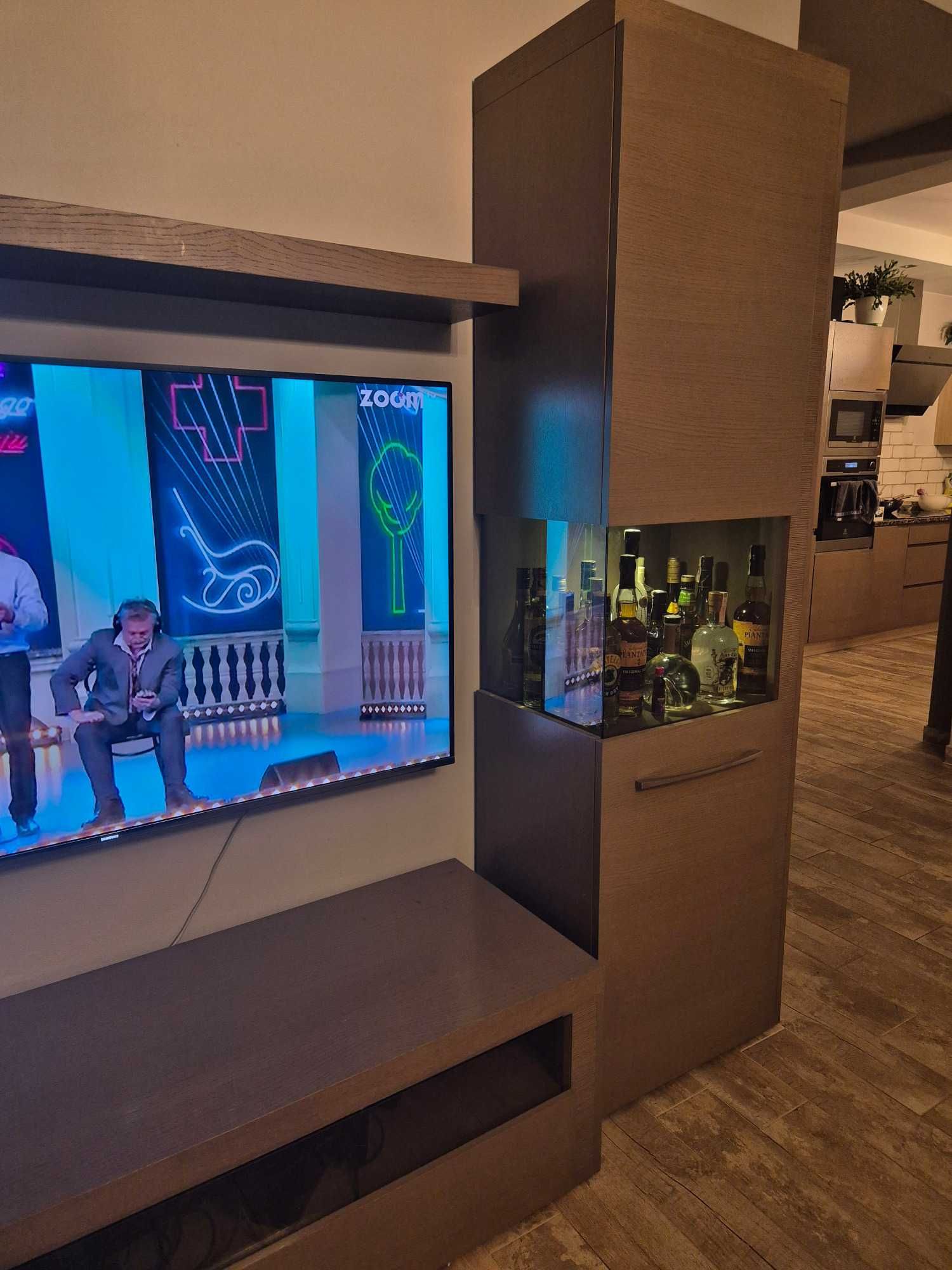 Zestaw mebli do salonu ścianka na telewizor firmy BLACK RED WHITE