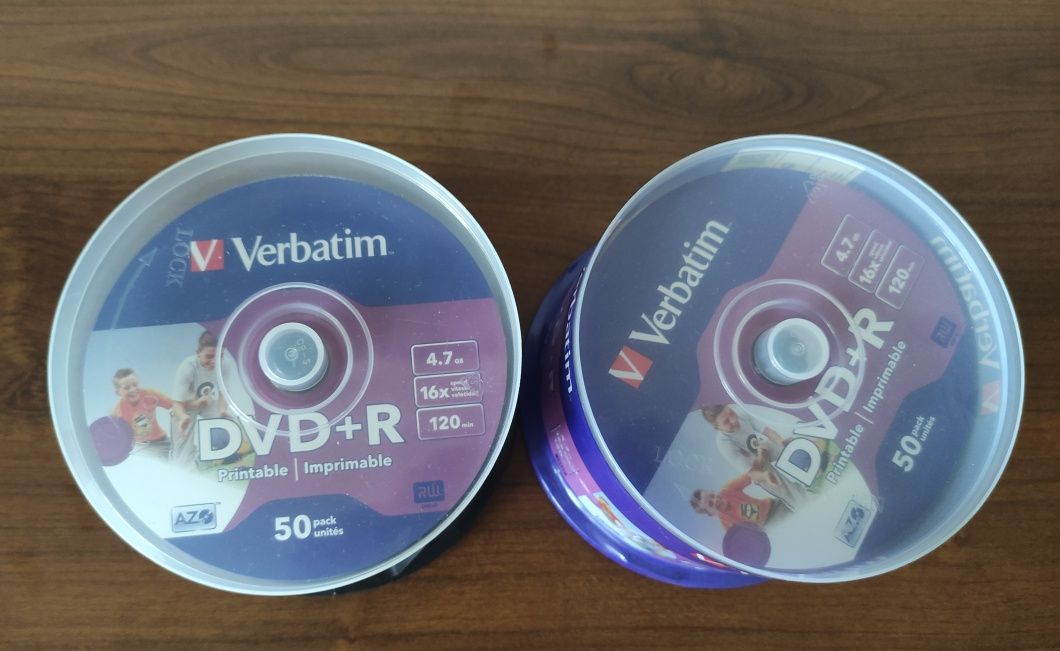 Lite-on nagrywarka dvd zewnętrzna + płyty dvd+r Verbatim 4.7GB