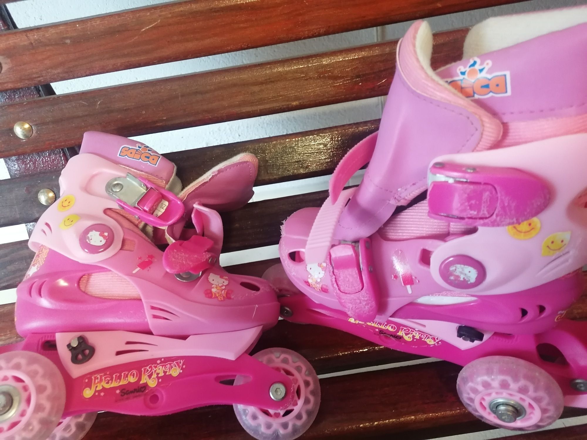 Patins infantil, com três rodas