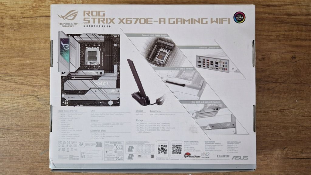 Płyta Główna ASUS ROG Strix X670E-A Gaming WiFi AM5 DDR5