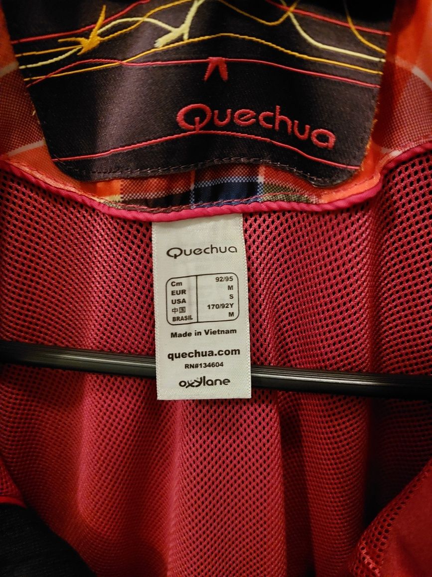 Kurtka sportowa trekkingowa damska czarna Quechua Decathlon