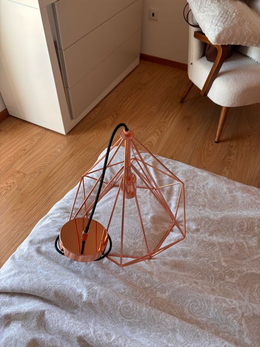 Candeeiro de teto suspenso+ candeeiros de mesa