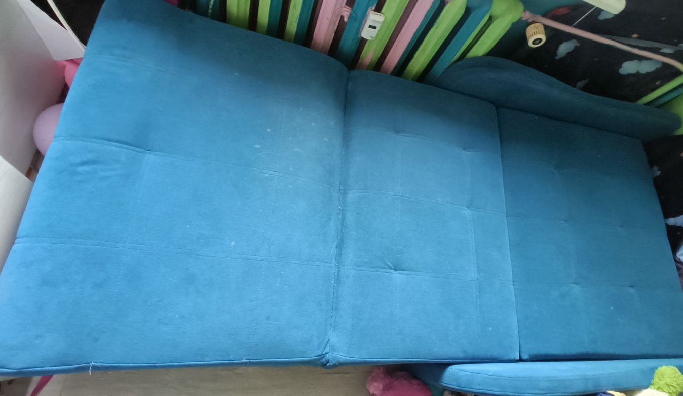 Łóżko sofa fotel  80x180 że skrzynią na pościel