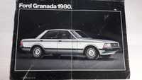 Prospekt rozkładowy Ford Granada 1980