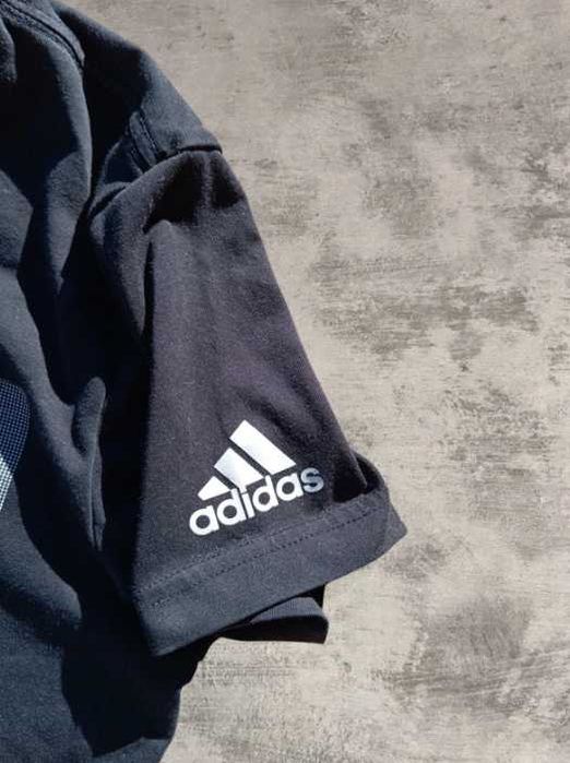 Czarna koszulka adidas y2k